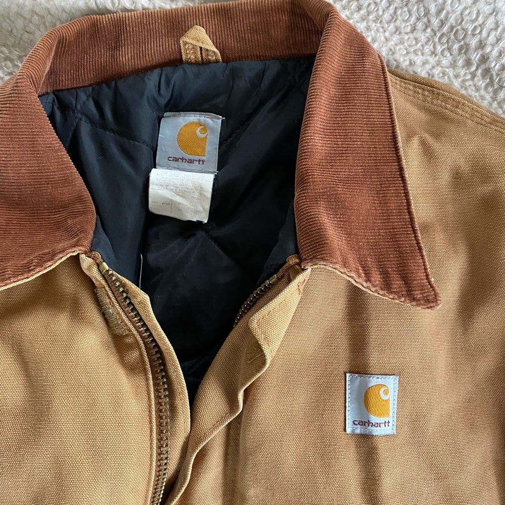 Men’s Carhartt Quilted Detroit Jacket Size 46 Regular